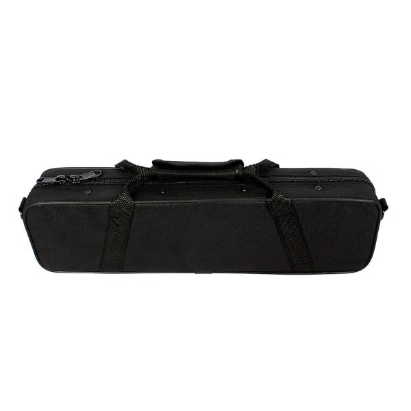 16 hål C Flute Case Gig Bag Ryggsäck Box Vattentät 600d skum bomullsvadd med justerbar enkel axelrem