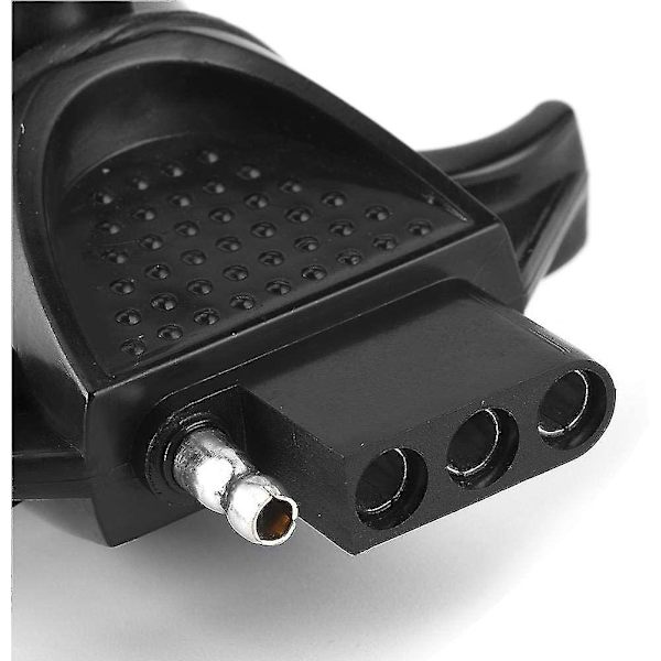 Trailer Adapter Stik, Trailer Adapter 7 Pin Rund Til 4 Pin Flad Vandtæt Us Stik Til Rv Trailers(1stk,sort)