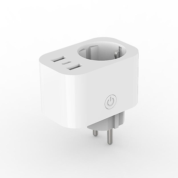 Europæisk Standard 16a Alaexa Split Switch Smart Stikkontakt Med Dobbelt USB