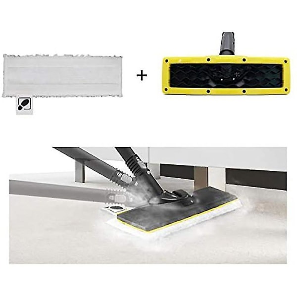 2 stk. Mikrofiberklud til Karcher Sc2 Sc3 Sc4 Sc5 Easyfix S
