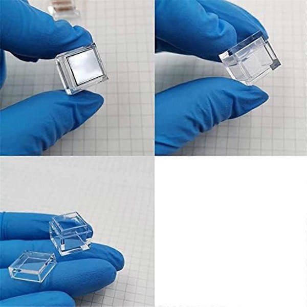 Tin Elements Sn Density Cube - Elements Collection Periodiske System - Lab Eksperiment Materiale DIY Display, 25.4mm / 1 Tomme