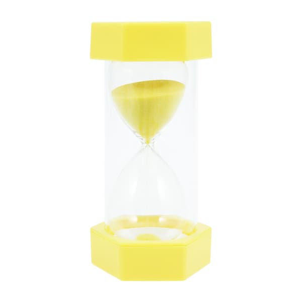20 Minuters Sandtimer Dekoration Liten Hexagon Sandtimer Barnleksak Present (Gul)