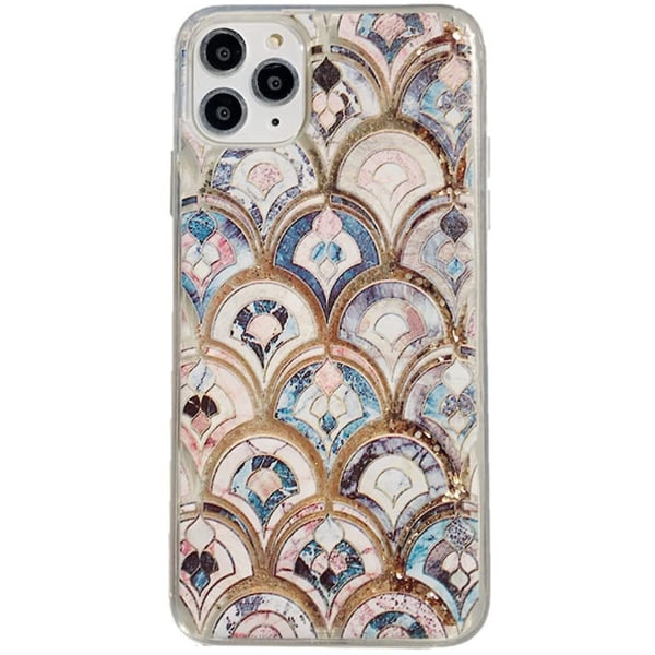 Luksus Glitter Quicksand Telefonveske For Iphone 7 Plus 8 Plus Bling Mermaid Fish Scale Sparkle Støtsikkert fleksibelt deksel