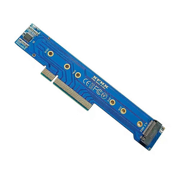 Adapterkort til 1U Chassis PCIe 3.0 4.0 X8 til 2 stk. NVMe M.2 NGFF SSD Splitterkort Adapterkort