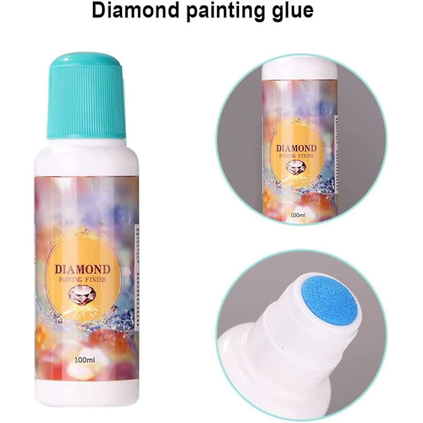 Malingsfinish-forsegler | Permanent glansforsegler for malingsfinish og puslespill, 5D malingsfinish-forseglerlim, 100ML