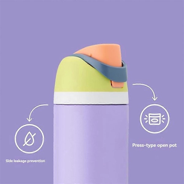 Owala FreeSip Eristetty Ruostumattomasta Teräksestä Valmistettu Juomapullo Pillillä Urheiluun, Matkustamiseen ja Kouluun, BPA-vapaa Urheilujuomapullo, 710 ml, Surfs Edge