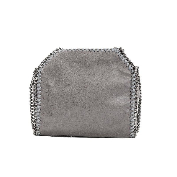 Kjedeveske medium enkel skulder crossbody dameveske grå