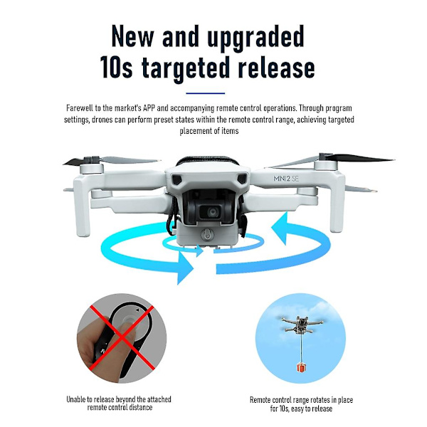 Drone Airdrop til Mini 2/2 Se/mini Se Drone til fiskeri Drop, bryllupsscene