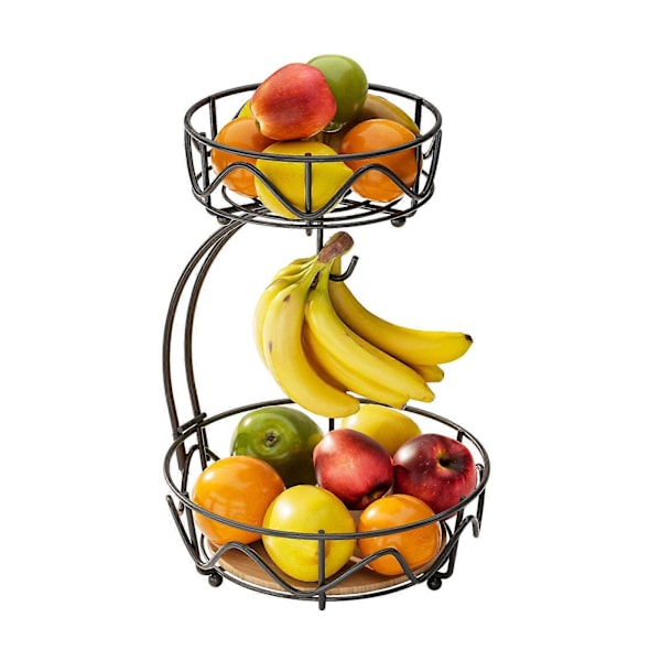 Fruktskål med bananhängare