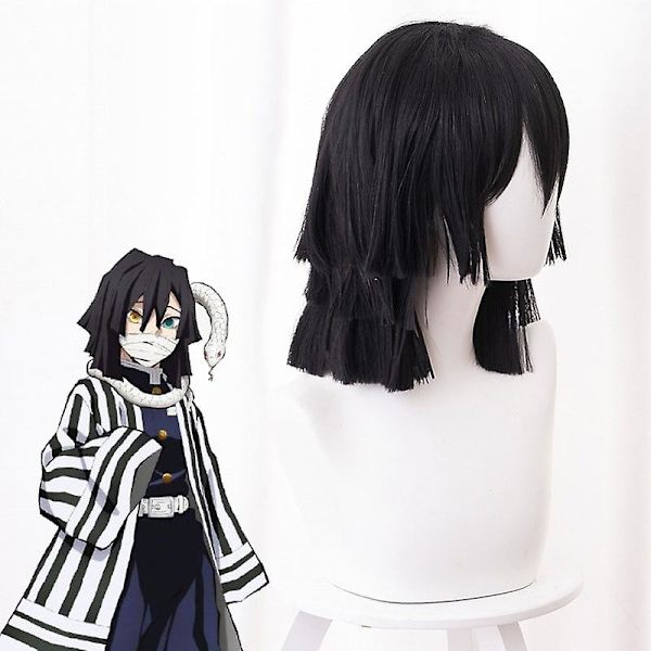 Anime Demon Slayer: Kimetsu No Yaiba Iguro Obanai Cosplay Wi