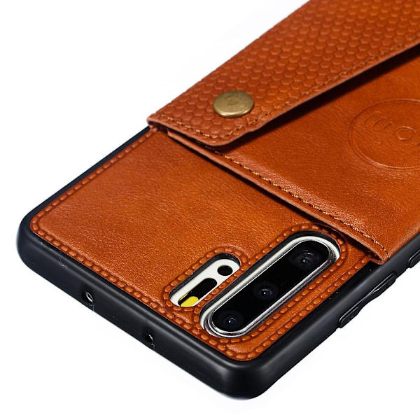 Fundas Kortfodral Plånboksfodral För Huawei P30 Pro P20 Lite 2019 Mate 40 30 20 Honor 9x 20 Lite Pro Läder Kortplats Bakstycke - Mobiltelefonfodral