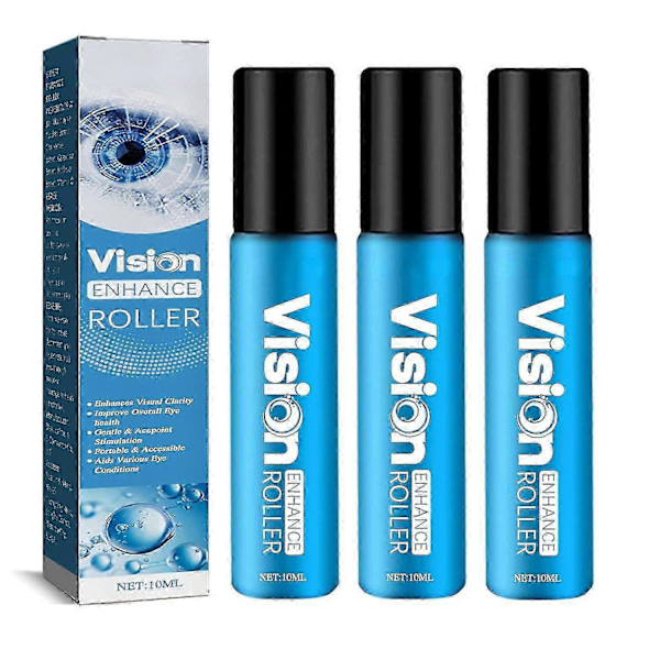 Vision Enhance Roller, Oftalmisk Vision Enhance Roller, Förbättrar Visuell Klarhet, Lindrar Ansträngda Ögon, Vision Enhance Roller För Kvinnor Män