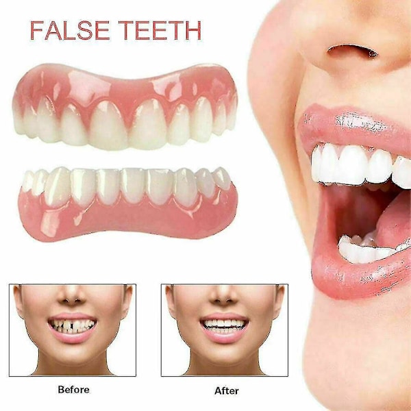Veneers Falska Tänder Snap On Instant Smile Veneers Kosmetiska Tänder Proteser Tandvård