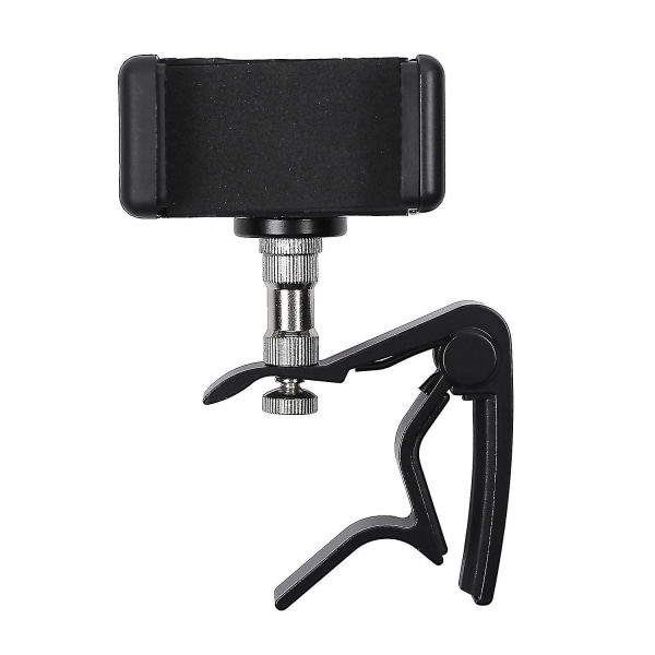 Elektrisk akustisk clip guitar telefonholder smartphone guitar capo mobiltelefon klemme clip mount