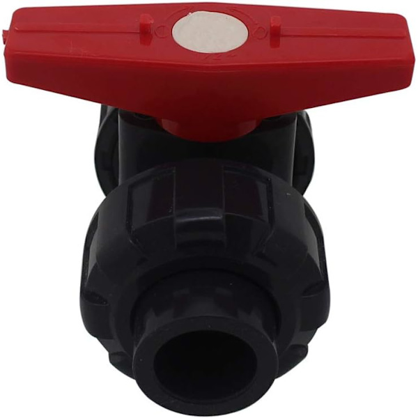 Dubbel kulventil i gummi PVC kulventil simbassäng kulventil (DN25φ32mm*1st) 32mm