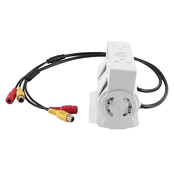 RCA Bil Dobbelt Linse Hvid Bakkamera RV Backup Kamera Tvilling Justerbar Vinkel Linse Bag For Lastbil