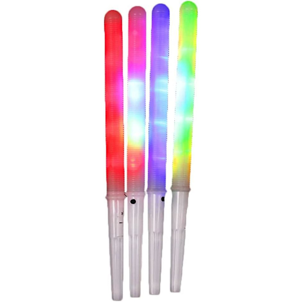 Bomullsgodisstrutar LED Bomullsgodis Glow Strutar Bomullsgodispinnar Färgglada Lysande Pinnar