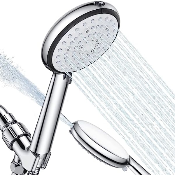 Shower head, with hand-held, 6-mode high-pressure shower head and built-in electric cleani