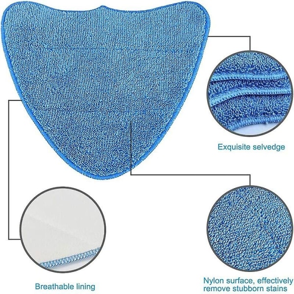 Ångmopp Pads för Dirt Devil DSS04-E01 Ångrengöringskvast (4-pack)