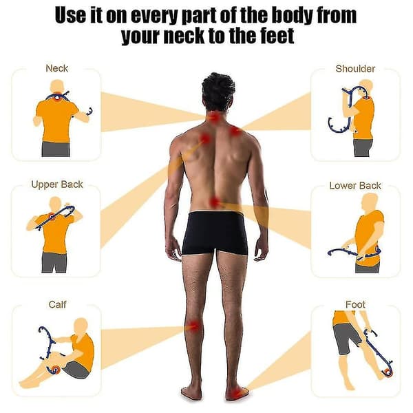 Trigger Point Massager - Terapi Cozy Massage Værktøj Til Selvmassage Af Nedre Ryg,
