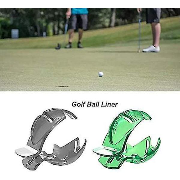 Linjal för markering av golfbollar