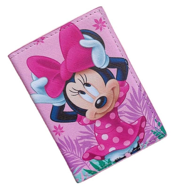 Lærveske Minnie Card | Skinndeksel pass | Disney Passport Holder - Pass