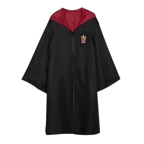 7 stk./sæt til magisk troldmand kostume kappe Hogwarts skolekostume 1Pcs Red Aldut XXL