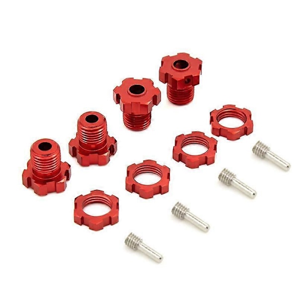 4st Metall 17mm Splined Hjul Hex Nav Adapter 5353 för E- E- T- 3.3 Summit XO-1 Uppgraderingsdelar, 1