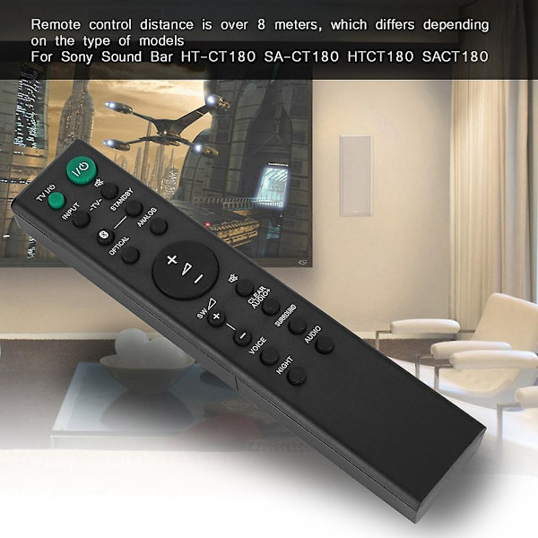Fjernkontroll for Sony Rmt-ah100u Sound Bar Ht-ct180/sa-ct180 Av Fjernkontroll Erstatning