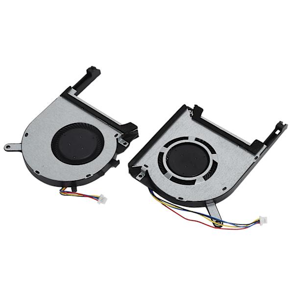 2 st bärbara datorns Cpu Gpu kylfläktar ersättning för Asus Tuf Fx505ge Fx505gm Fx505dt Fx705