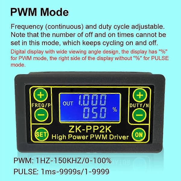 DC3.3-30V Høj Effekt PWM Driver Motor Hastighedsregulator