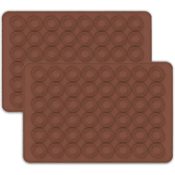 Silikonbakematte Non-stick for Macaroon Making 2stk