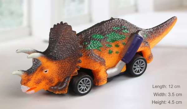 Dinosaurbiler - Pakke med 4