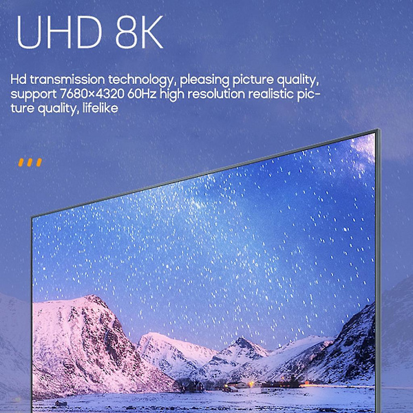 HDMI-kompatibel adapter 180-graders U-sving-stik til forbedret visningsoplevelse