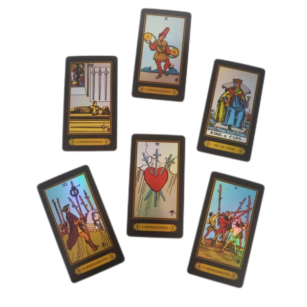 Bilingual Tarot Classic Vette Series Flashcard bilingüismo