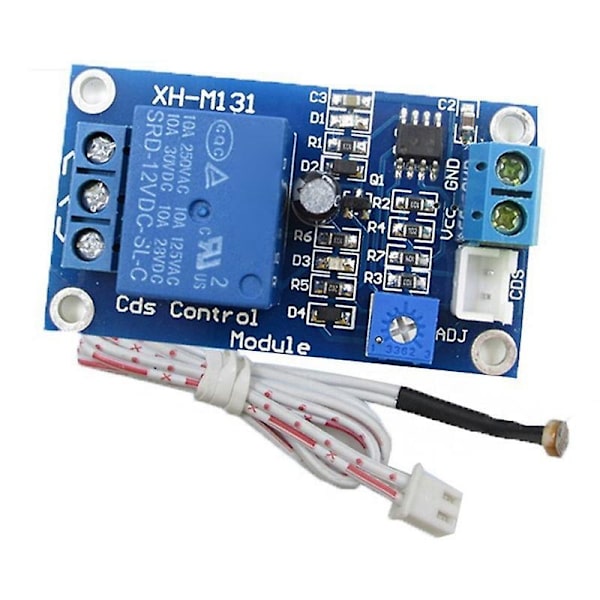 12V Valonohjauskytkin Valovastusrelemoduuli Tunnistusanturi XH-M131