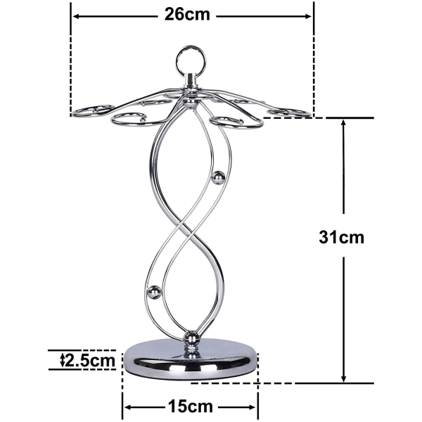 Vinglassholder, Hengende Vinglassholder