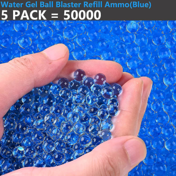 Gel Ball Blaster Refill Ammo, Vandkugler Perler Kompatibel Med Gel Blasters Ammo