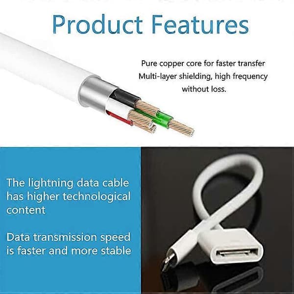14cm 30-pins til 8-pins adapterkabel