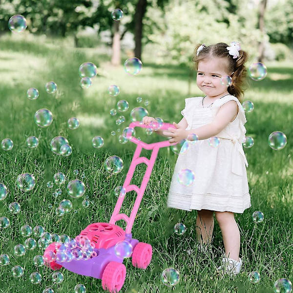 Bubbelgräsklippare för småbarn | Högupplöst lagerfoto | Elektronisk bubbelblåsare | Roligt bubbelskjutleksak för barn | Jul- och födelsedagspresent till flickor