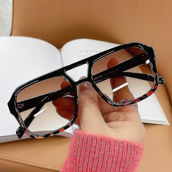 Retro Double Brids Square Solbriller C S Gradient Briller