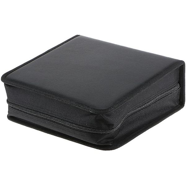 400 skivor CD DVD Organizer Hållare Förvaringsväska PU Läder Lätt att bära låda