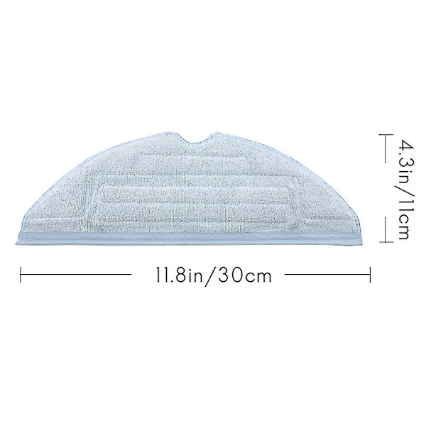 10 stk. moppepuder til Roborock T7s T7s Plus S7 genanvendelig gulv