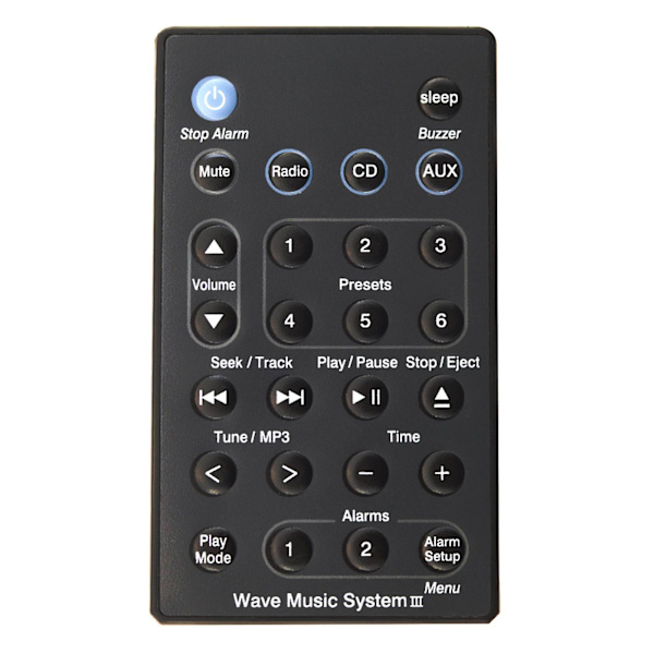 Fjernbetjening til Soundtouch Wave Music Radio Cd System Universal