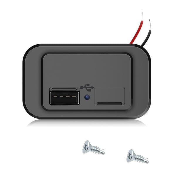 Plastik Billadapter til Bil med Dobbelt USB-stik