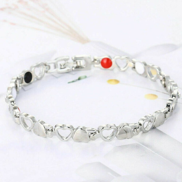 Unisex magneettinen terveysranneke rannekanavaoireyhtymään, nivelrikkoon ja krooniseen kipuun Inter-gold bracelet + adjuster