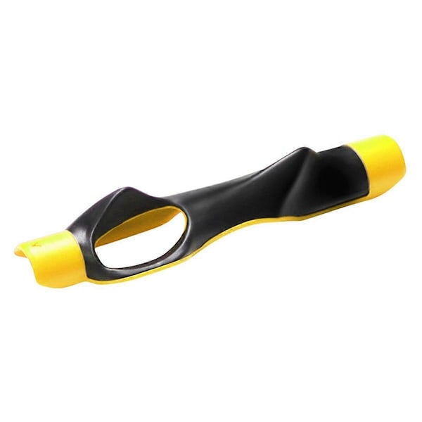Golf Grip Træningshjælp Golfkøllehåndtag til Swing Grip Træner Venstre Højre Hånd Træningshjælp, Gul