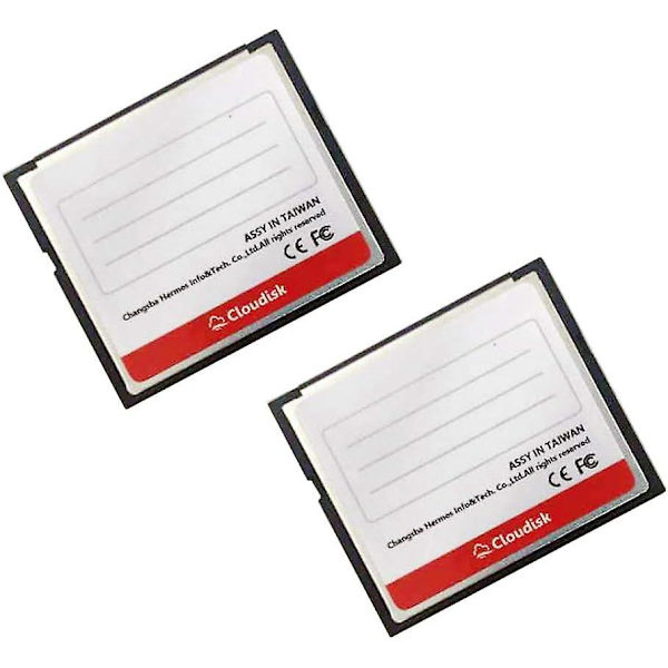 Kompakt Flash-hukommelseskort CF-kort High Speed-læser kamerakort til DSLR (8GB2PK)