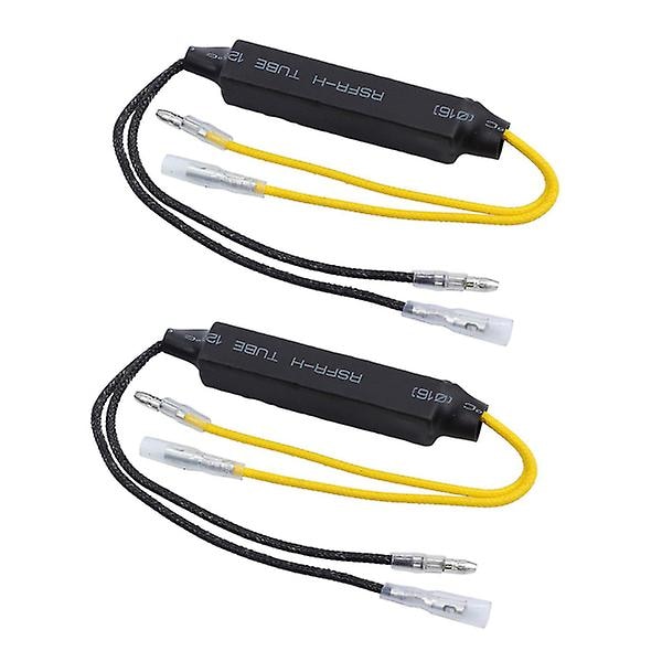 2 stk 12v 21w Motorsykkel LED Blinklys Dekoder Motstand Dekoder Motstand Dekoder Last Dekoding Motstand