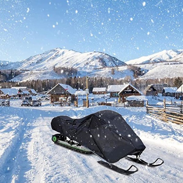 Utomhus snöskoter Cover Dammtät cover Förvaring Anti-uv All Purpose Winter Ski Car Cover